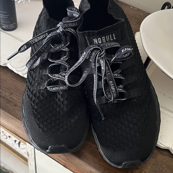 NOBULL Black Textured Sneakers - Picture 3 of 4